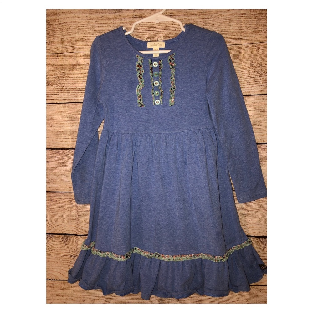 Matilda Jane Blue Dress 4 XS
